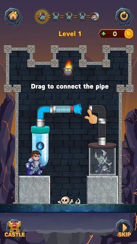 Screenshot 2: Hero Pipe Rescue: Water Puzzle