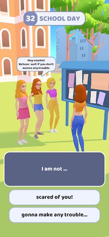 Screenshot 1: High School Popular Girls