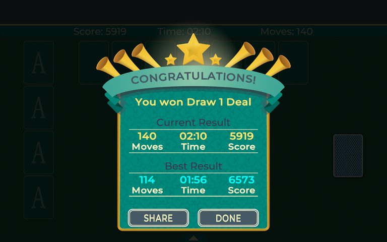 Screenshot 9: Solitaire Klondike classic.