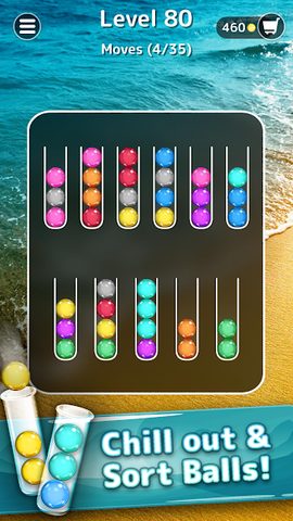 Screenshot 3: Ballscapes: Ball Sort Color Puzzle