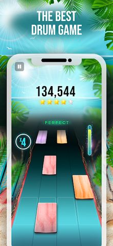 Screenshot 4: DRUM TILES: Be a RockStar