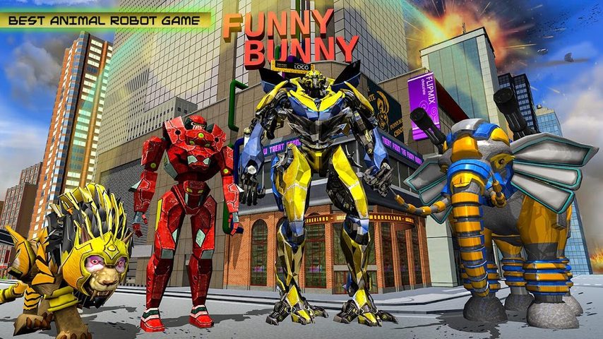 Screenshot 16: Elephant Vs Lion Robot Game