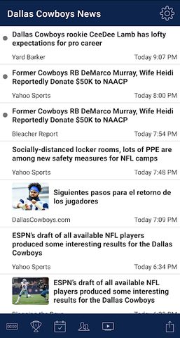 Screenshot 1: Football Team News - NFL edition
