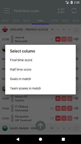 Screenshot 7: Soccer Predictions, statistics, bets