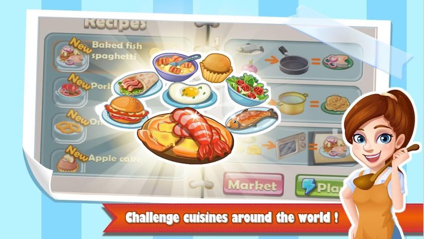 Screenshot 1: Chef Fever: Crazy Kitchen Rest