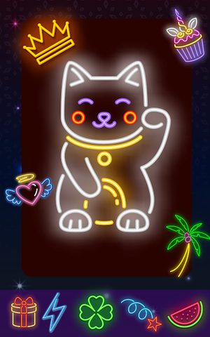 Screenshot 14: Glow Doodle Art - Color & Draw