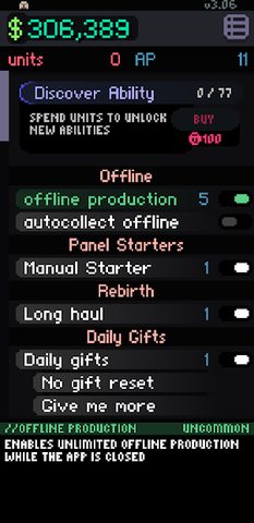 Screenshot 4: Myriad (incremental idle simulator)