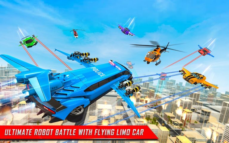 Screenshot 8: Limo Robot Car Game:Robot Game