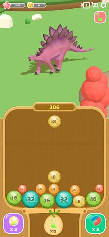 Screenshot 4: Dino 2048:Merge Jurassic World