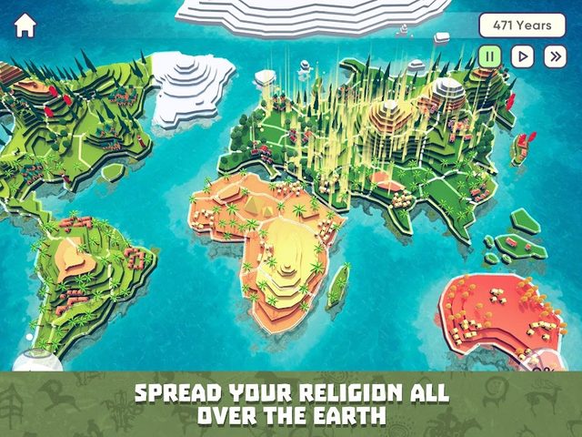 Screenshot 12: God Simulator. Sandbox strategy game Religion Inc.