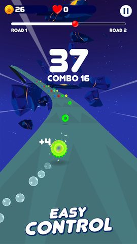 Screenshot 2: Space Road: color ball game