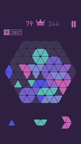 Screenshot 4: Trigon : Triangle Block Puzzle Game