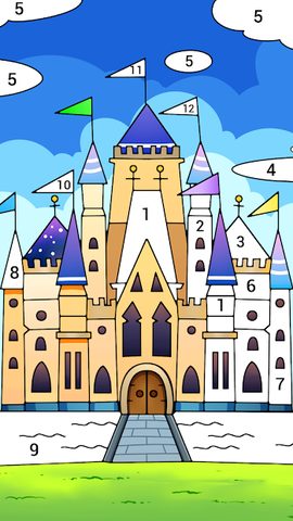 Screenshot 5: Number Color - Drawing Book