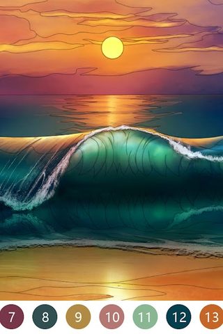 Screenshot 6: Paint Color: Adult Coloring