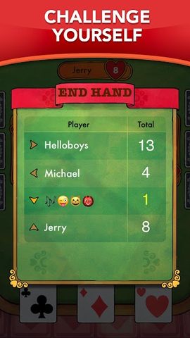 Screenshot 4: Hearts - Card Game Classic