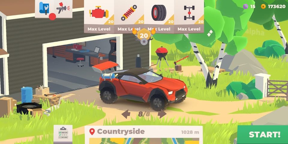 Screenshot 3: Hillside Drive: car racing