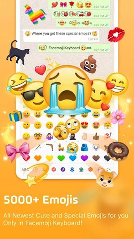 Screenshot 11: Facemoji:Emoji Keyboard&ASK AI