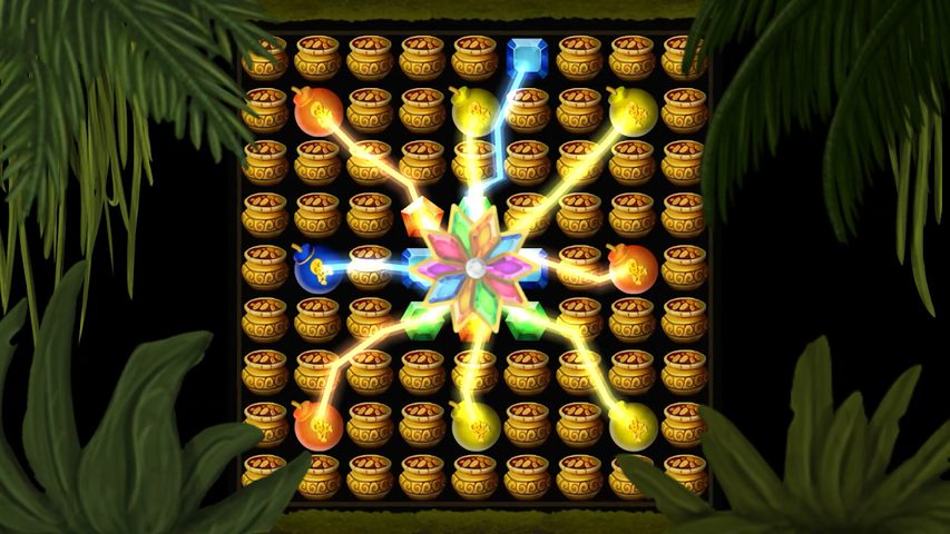 Screenshot 3: Secret Jungle - Match 3 Jewels