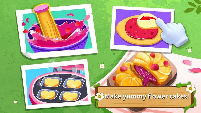 Screenshot 3: Little Panda's Flowers DIY