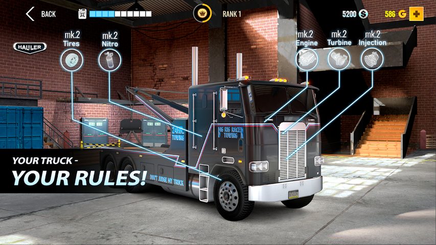 Screenshot 3: Big Rig Racing: Drag racing