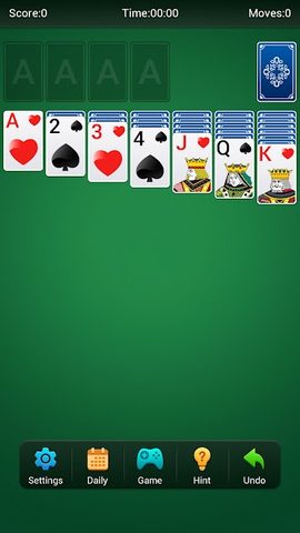 Screenshot 1: Solitaire Lite