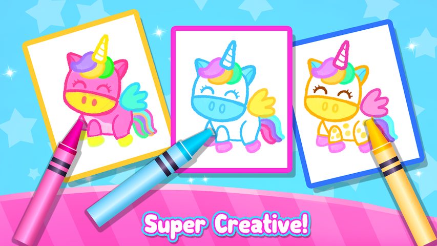 Screenshot 11: Rainbow Glitter Drawing Book
