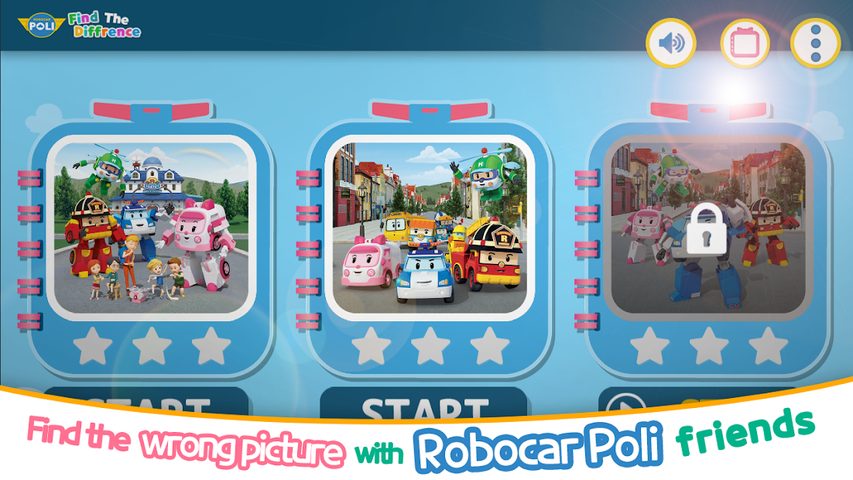 Screenshot 2: Robocar Poli: Find Difference