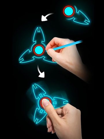 Screenshot 8: Draw Finger Spinner