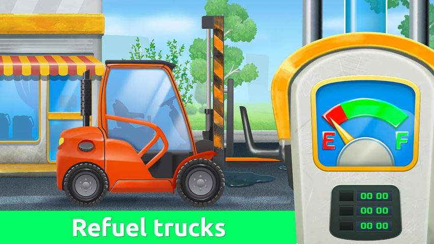 Screenshot 3: Build a House: Building Trucks