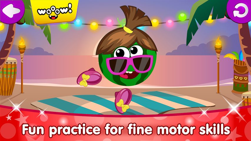 Screenshot 7: Funny Food DRESS UP games for toddlers and kids!😎