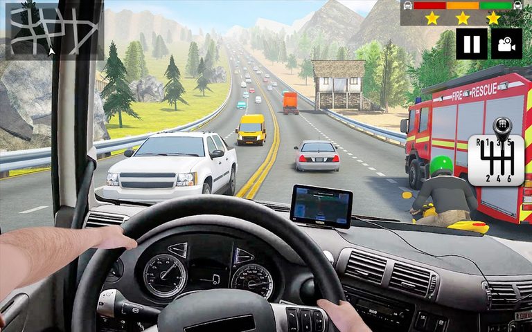 Screenshot 2: Cargo Delivery Truck Games 3D