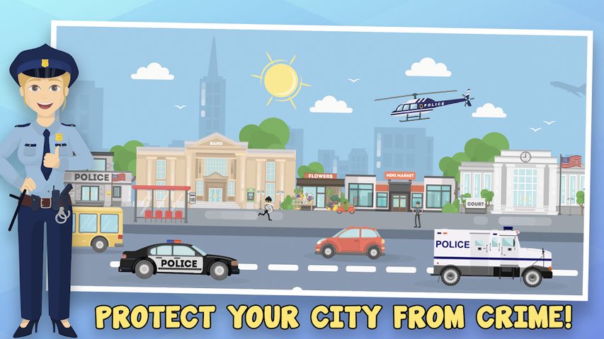 Screenshot 3: Police Inc: Tycoon police station builder cop game