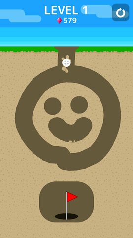 Screenshot 1: Dig it your way! - Ballz Cave