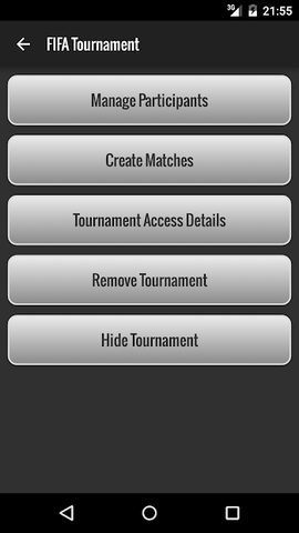 Screenshot 1: Tournament Manager