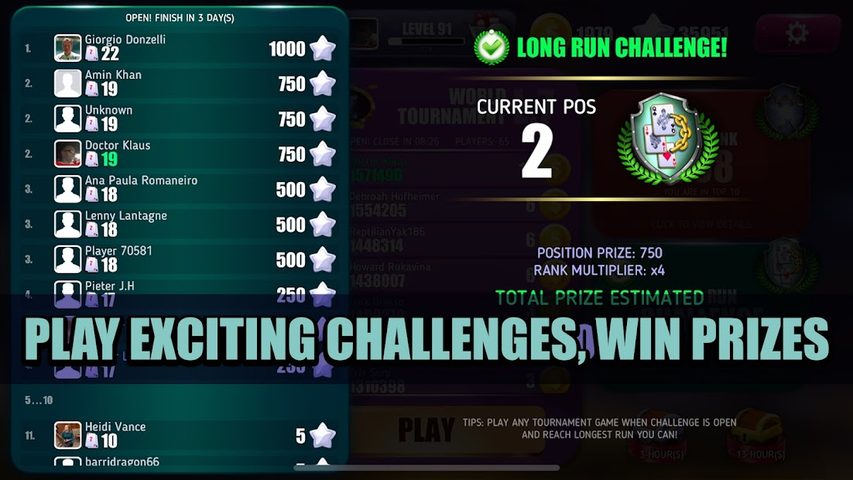 Screenshot 12: Solitaire Towers Tournaments