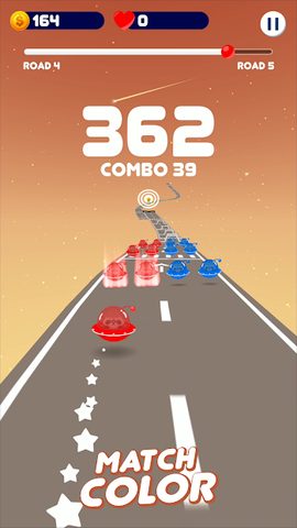 Screenshot 3: Space Road: color ball game