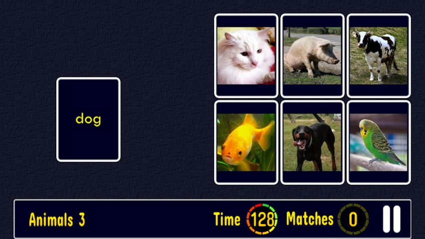 Screenshot 3: Match Up Learn English Words -Vocabulary Card Game