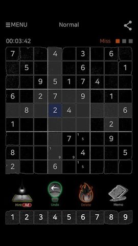 Screenshot 3: Sudoku : Dark Sand Castle