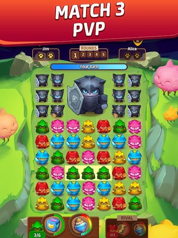 Screenshot 9: Cat Force - PvP Match 3 Game