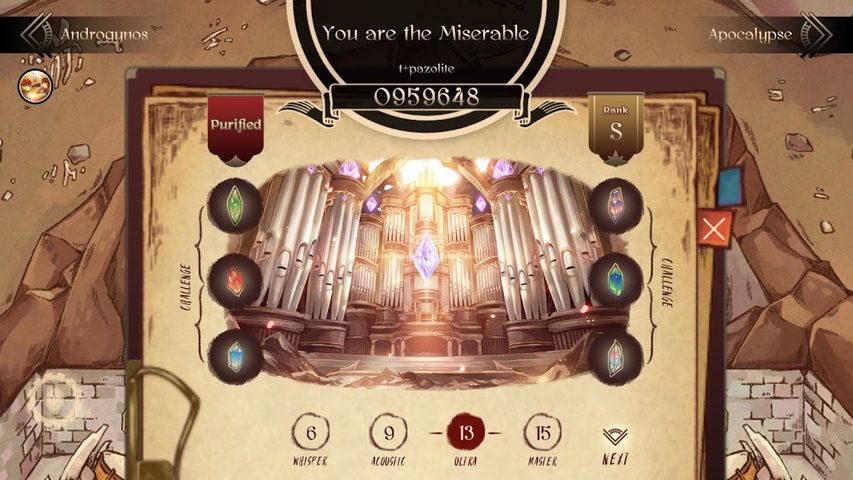 Screenshot 1: Lanota - Music game with story