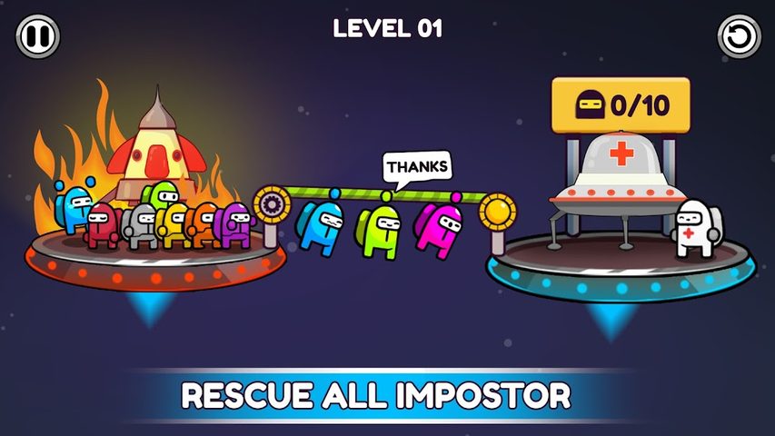 Screenshot 1: Impostor Rescue
