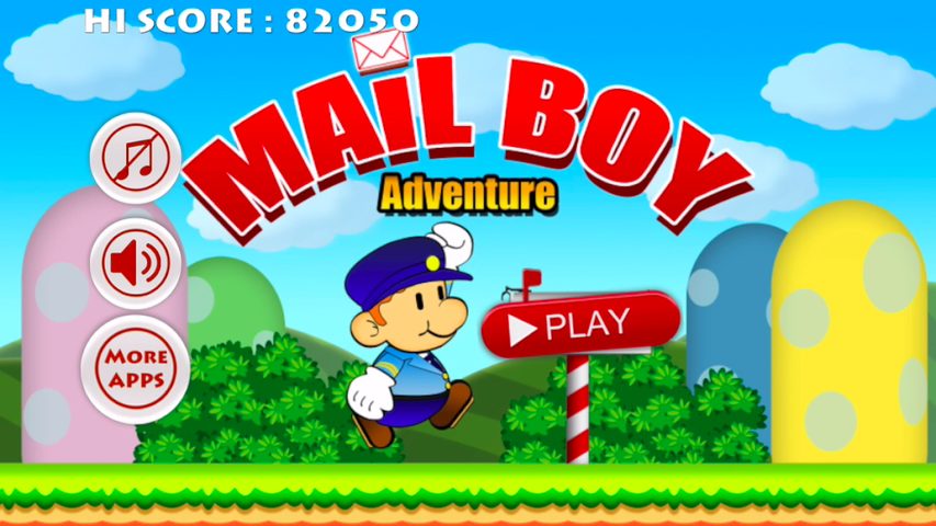 Screenshot 1: Mail Boy Adventure