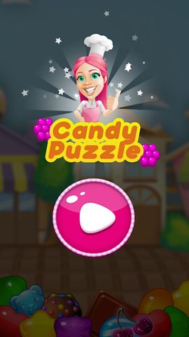 Screenshot 1: Candy Puzzle - Match 3 Game