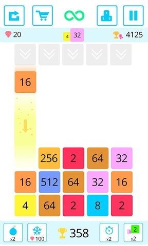 Screenshot 3: Drop n Merge Blocks