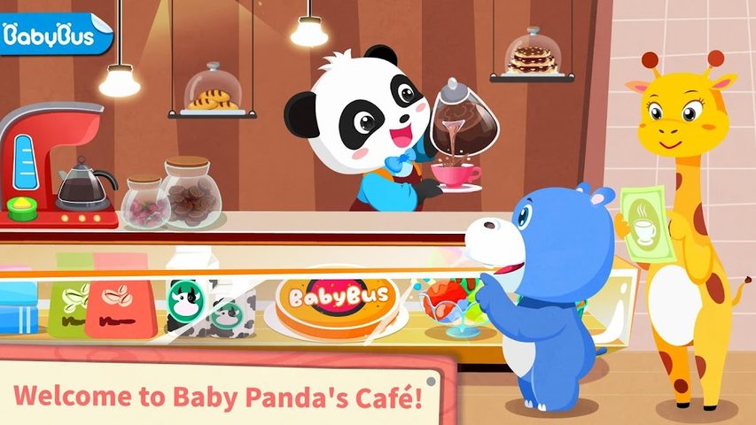 Screenshot 1: Baby Panda’s Summer: Café