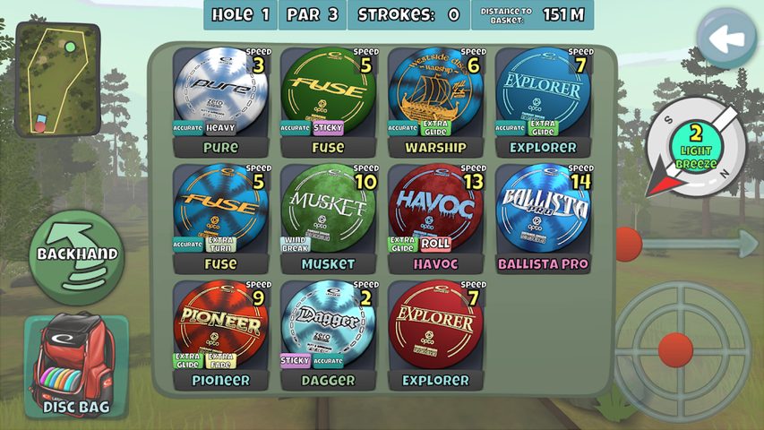 Screenshot 3: Disc Golf Valley