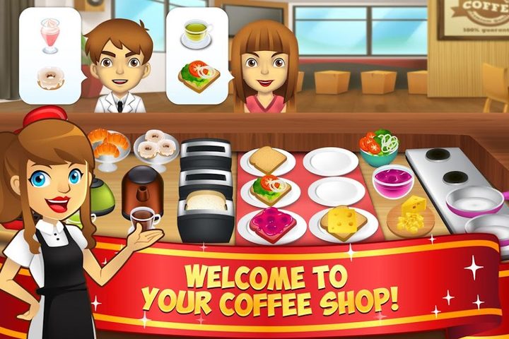 Screenshot 1: My Coffee Shop: Cafe Shop Game