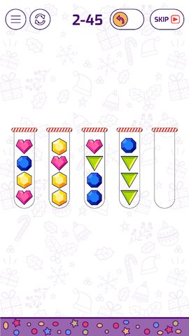 Screenshot 3: Bubble Sort Color Puzzle Game