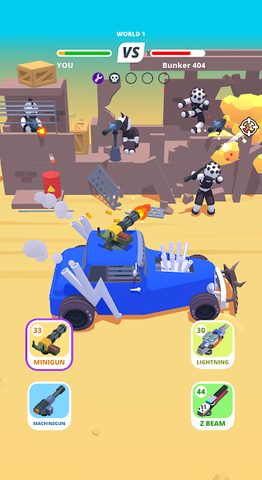 Screenshot 4: Desert Riders: Car Battle Game