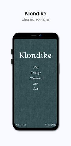 Screenshot 1: Solitaire Klondike